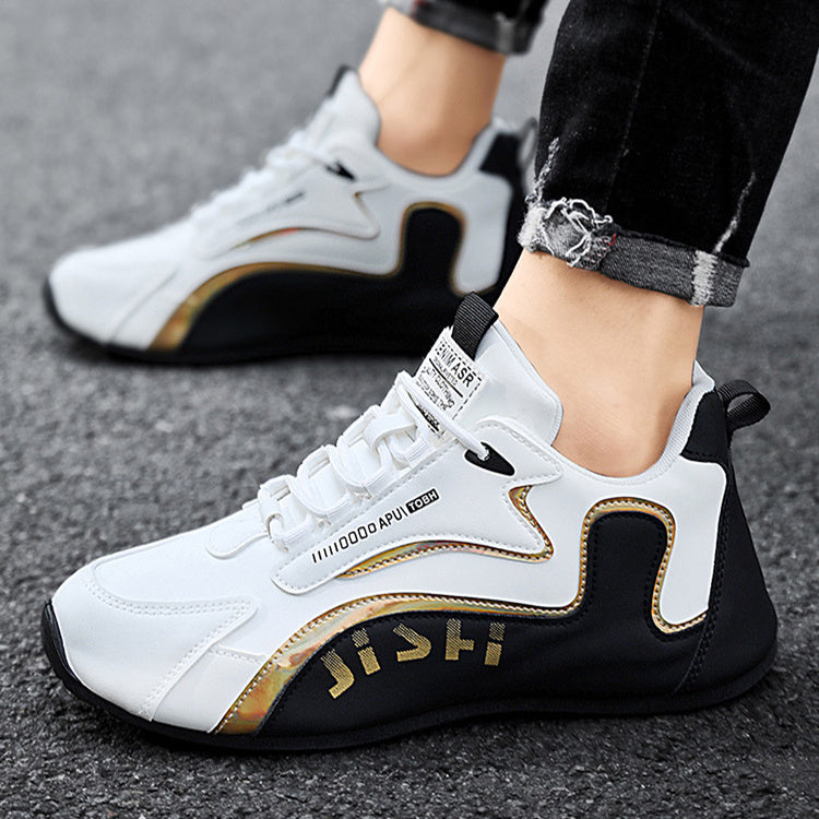 Fashion Color block Lace-up Sneakers For Men