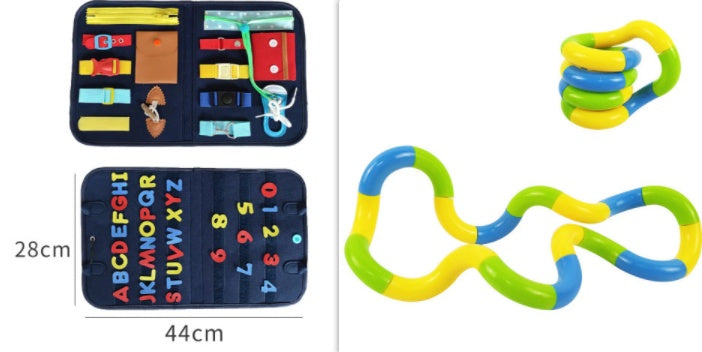 Children's Busy Board Dressing And Buttoning Learning Baby Learning Toy