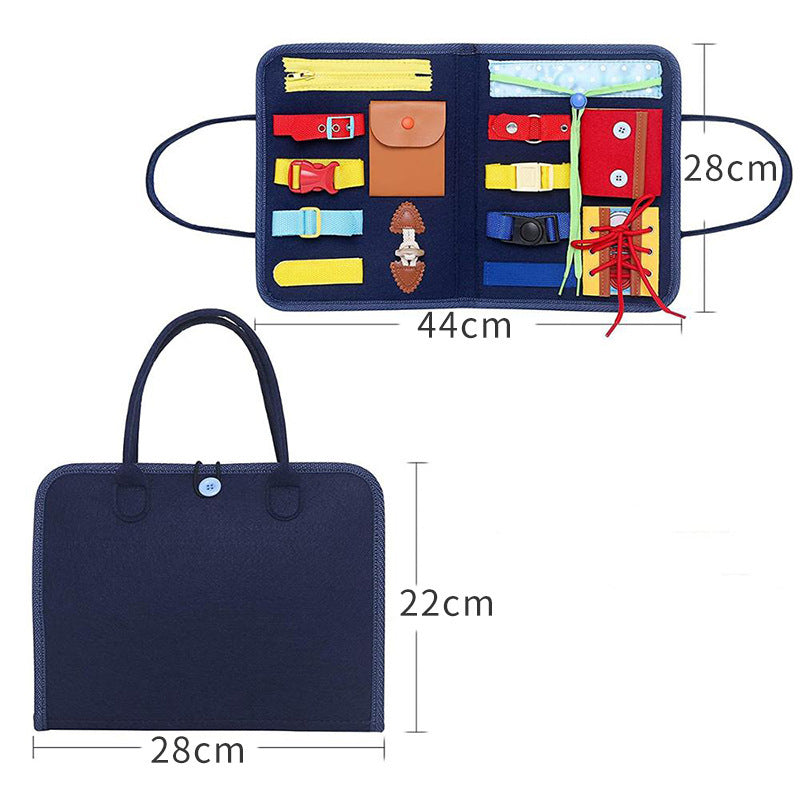 Children's Busy Board Dressing And Buttoning Learning Baby Learning Toy