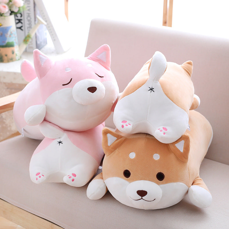 36cm 55cm Cute Fat Shiba Inu Dog Plush Toy