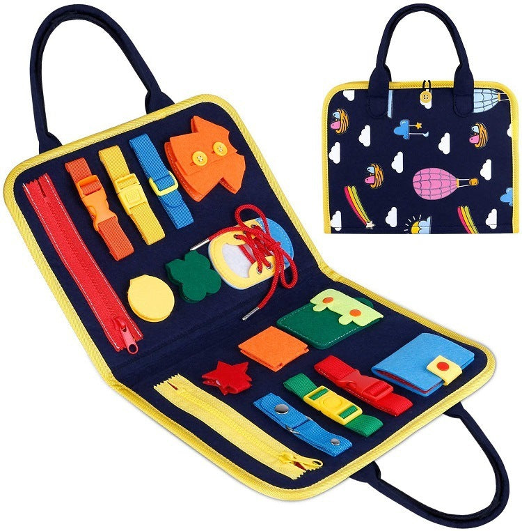 Children's Busy Board Dressing And Buttoning Learning Baby Learning Toy