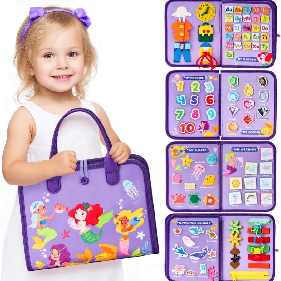Children's Busy Board Dressing And Buttoning Learning Baby Learning Toy