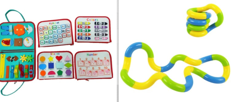 Children's Busy Board Dressing And Buttoning Learning Baby Learning Toy