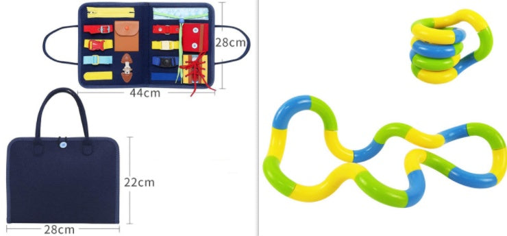 Children's Busy Board Dressing And Buttoning Learning Baby Learning Toy