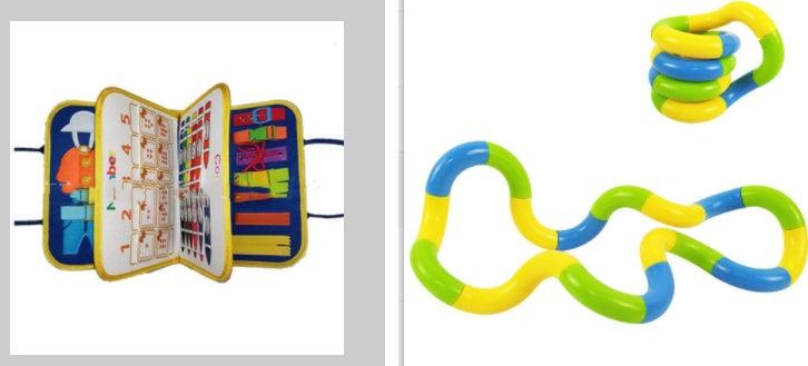 Children's Busy Board Dressing And Buttoning Learning Baby Learning Toy