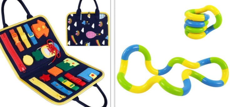 Children's Busy Board Dressing And Buttoning Learning Baby Learning Toy