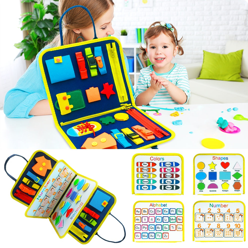 Children's Busy Board Dressing And Buttoning Learning Baby Learning Toy