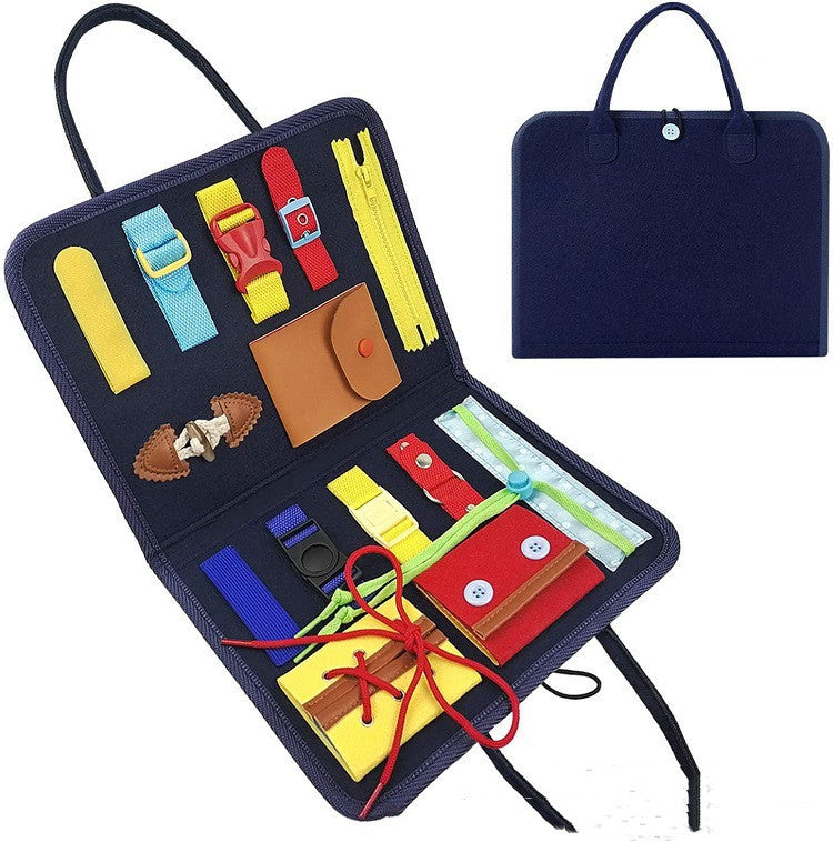 Children's Busy Board Dressing And Buttoning Learning Baby Learning Toy