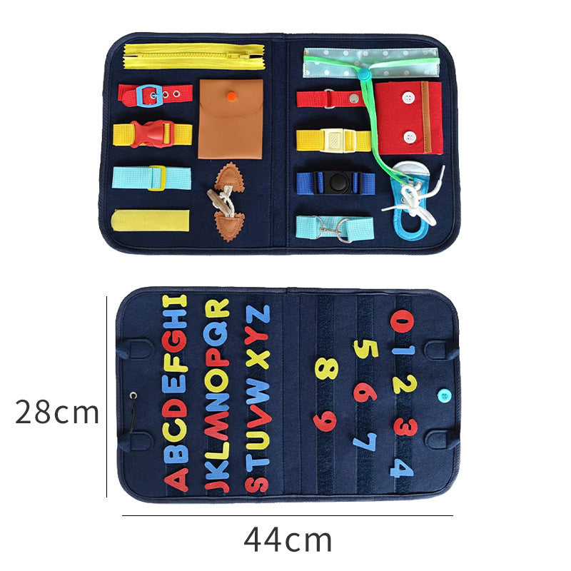 Children's Busy Board Dressing And Buttoning Learning Baby Learning Toy
