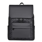 Diamond Pattern Men's Large Capacity Backpack