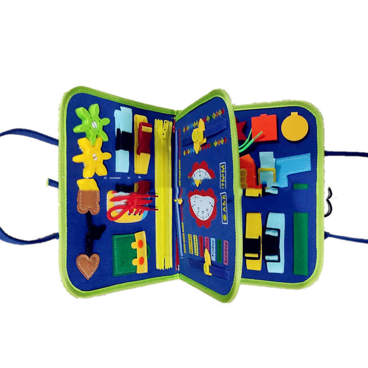 Children's Busy Board Dressing And Buttoning Learning Baby Learning Toy