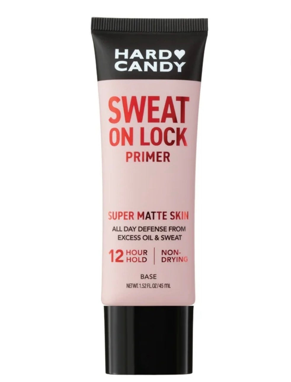 Hard Candy Sweat On Lock Transfer Resistant Face Primer, 12-Hour Hold, 1.52 fluid ounces