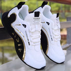 Fashion Color block Lace-up Sneakers For Men