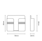 Mobile Phone Charging Storage Rack Punch-free Sticky Storage Box