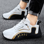 Fashion Color block Lace-up Sneakers For Men