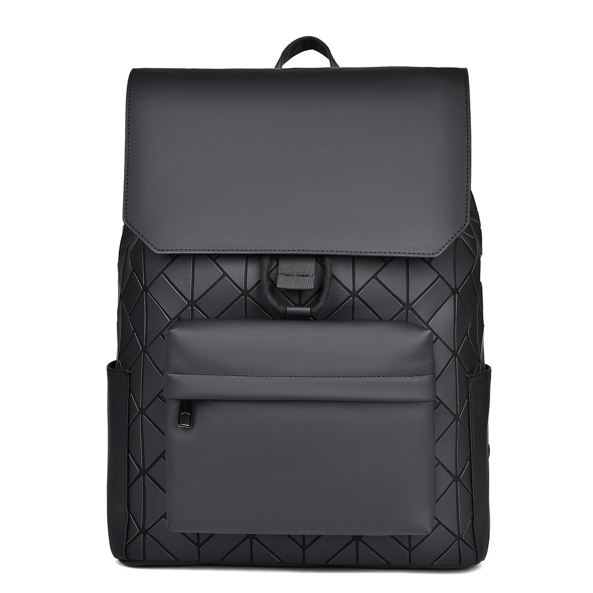 Diamond Pattern Men's Large Capacity Backpack