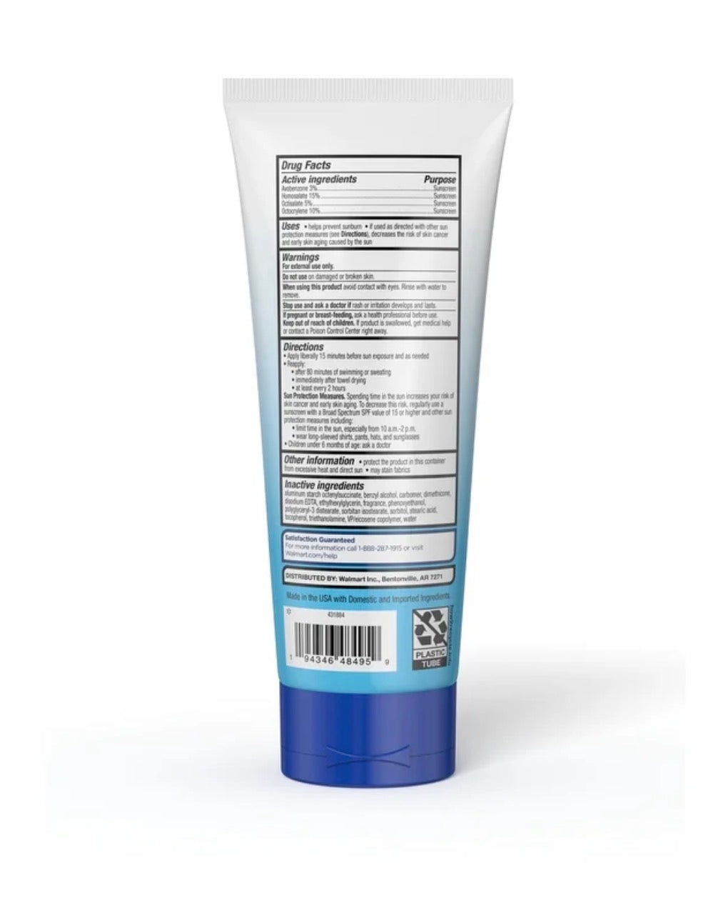 Equate Sunscreen Sport SPF 50 Lotion, 8 oz