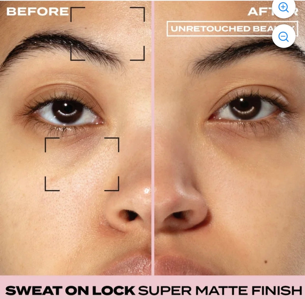 Hard Candy Sweat On Lock Transfer Resistant Face Primer, 12-Hour Hold, 1.52 fluid ounces