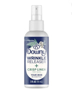 Downy Wrinkle Releaser and Refresher Fabric Spray, Crisp Linen Scent, Travel Size, 3 fl oz