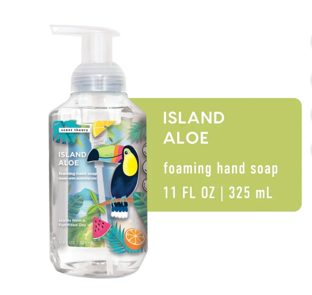Scent Theory Foaming Hand Soap, Island Aloe, 11 fl oz