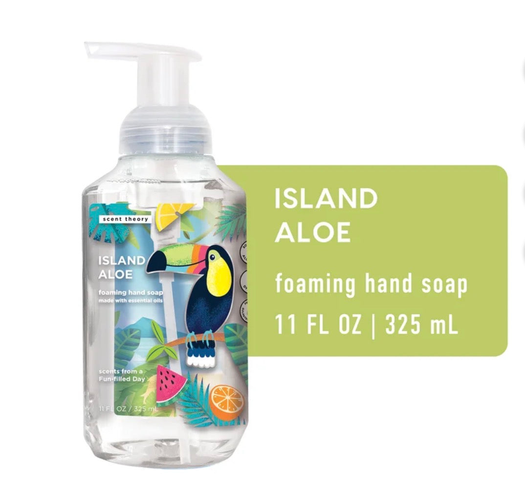 Scent Theory Foaming Hand Soap, Island Aloe, 11 fl oz