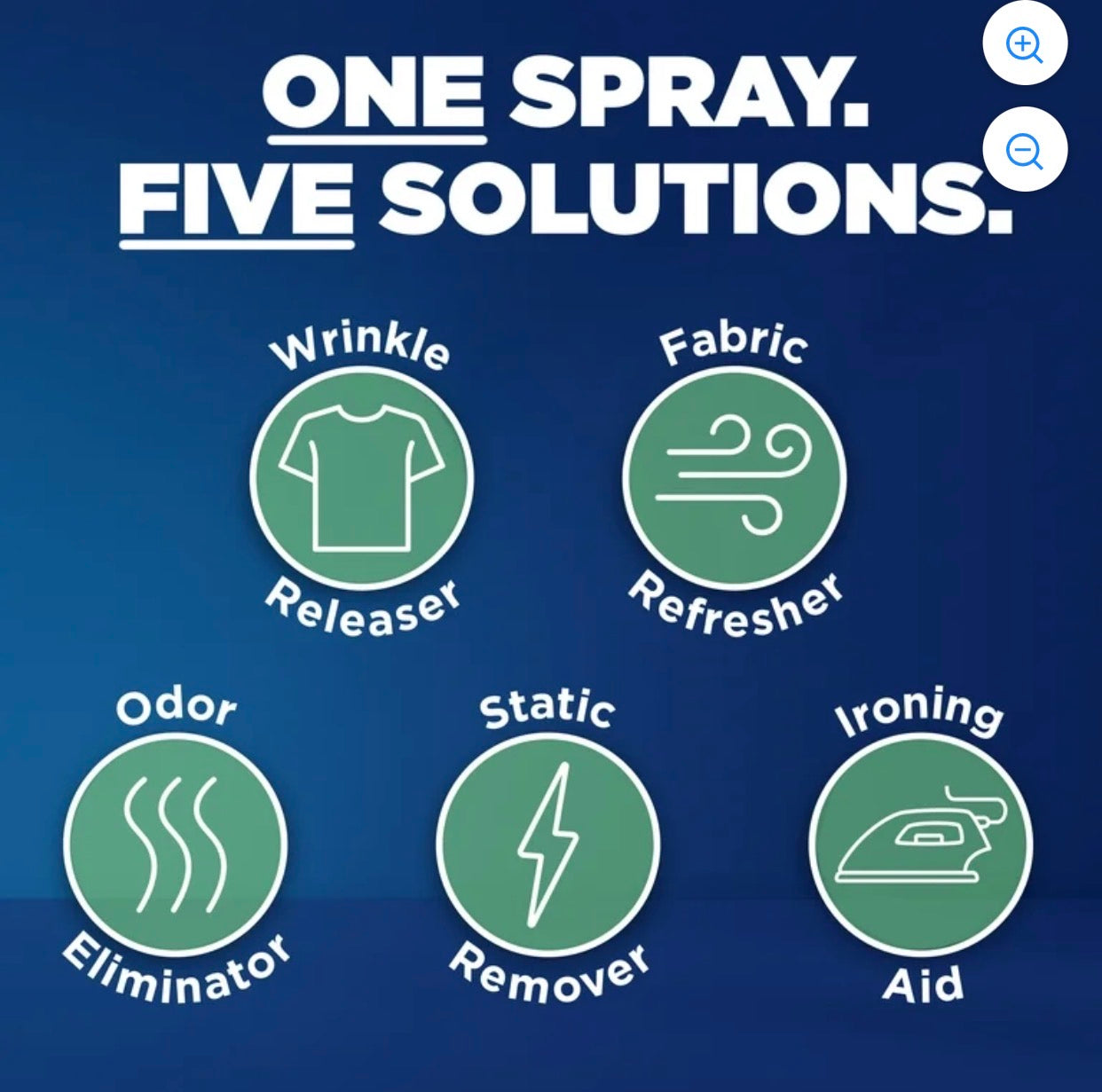 Downy Wrinkle Releaser and Refresher Fabric Spray, Crisp Linen Scent, Travel Size, 3 fl oz