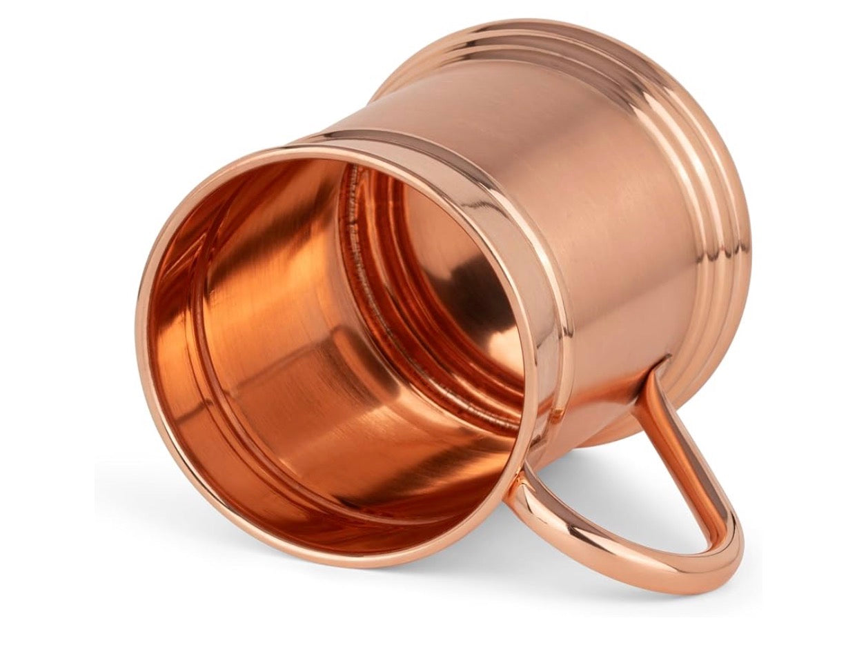 Large 18 oz, Moscow Mule Copper Mug | Solid Handcrafted 100% Pure Copper Cup - Inside & Out | Keeps Drinks Super Cold | Tankard Beer Stein Mug | Best Gift for Moscow Mule Lovers