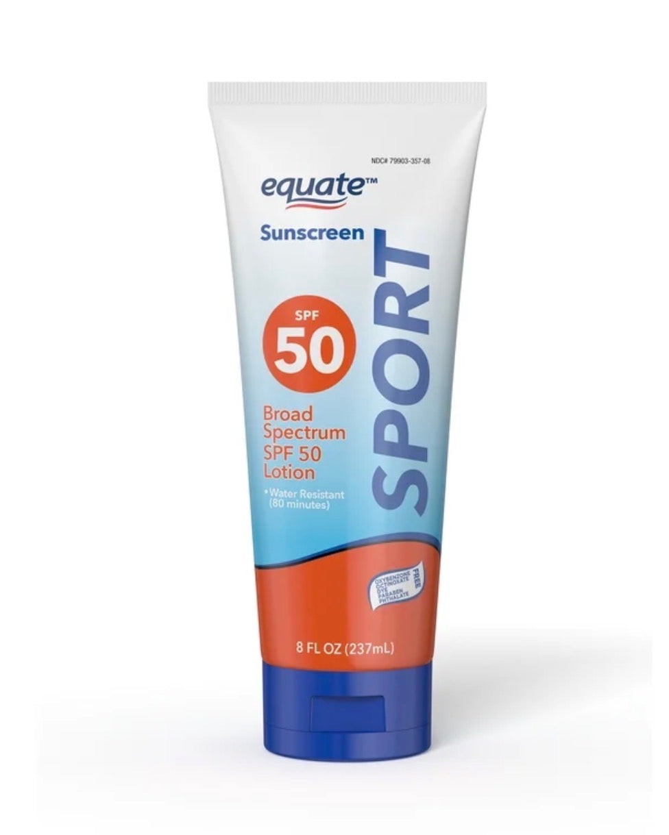 Equate Sunscreen Sport SPF 50 Lotion, 8 oz