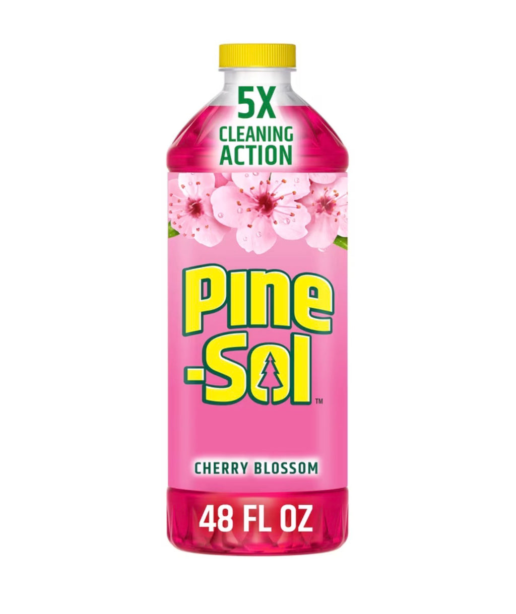 Pine-Sol Multi-Surface Cleaner, Cherry Blossom, 48 Fluid Ounces