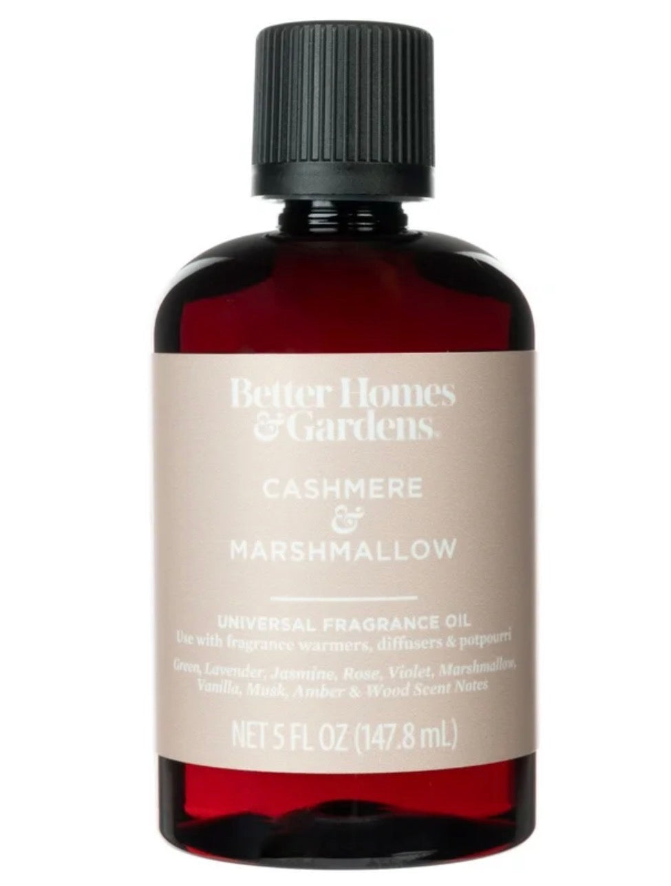 Better Homes & Gardens Universal Fragrance Oil, Cashmere & Marshmallow, 5 fl oz