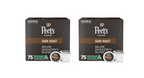 Peet's Coffee, Dark Roast Keurig K-Cup Pods, 100% Arabica Coffee - Major Dickason's Blend 75 Count (1 Box of 75 Pods) (Pack of 2)