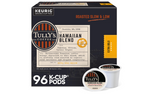 Tully's Coffee Hawaiian Blend Keurig Single-Serve K-Cup Pods, Medium Roast Coffee, 96 Count