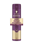 Schwarzkopf KERATIME Deep Repair Shampoo for Dry, Damaged Hair, 10.1 fl oz