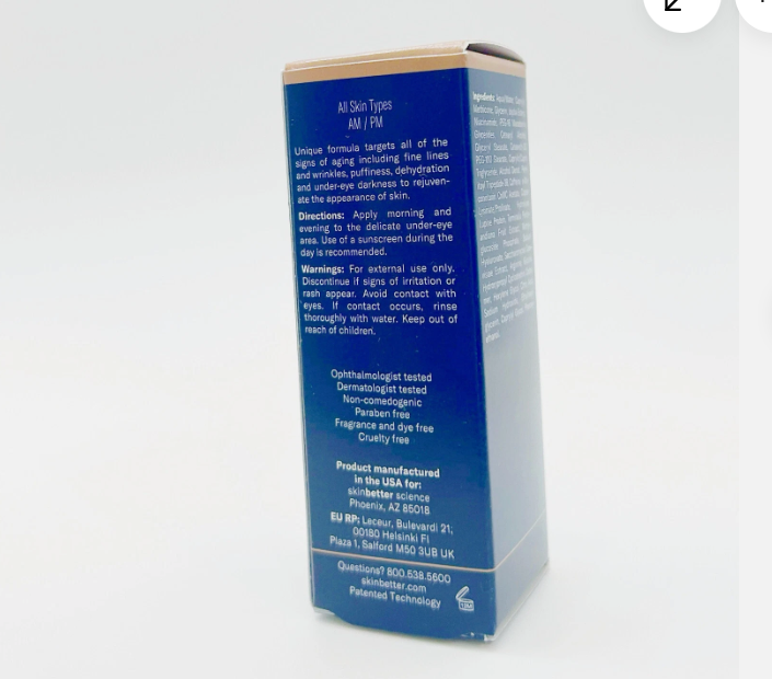 Skinbetter InterFuse Eye Treatment Cream 0.17oz / 5ml Anti-Aging Eye Care NIB