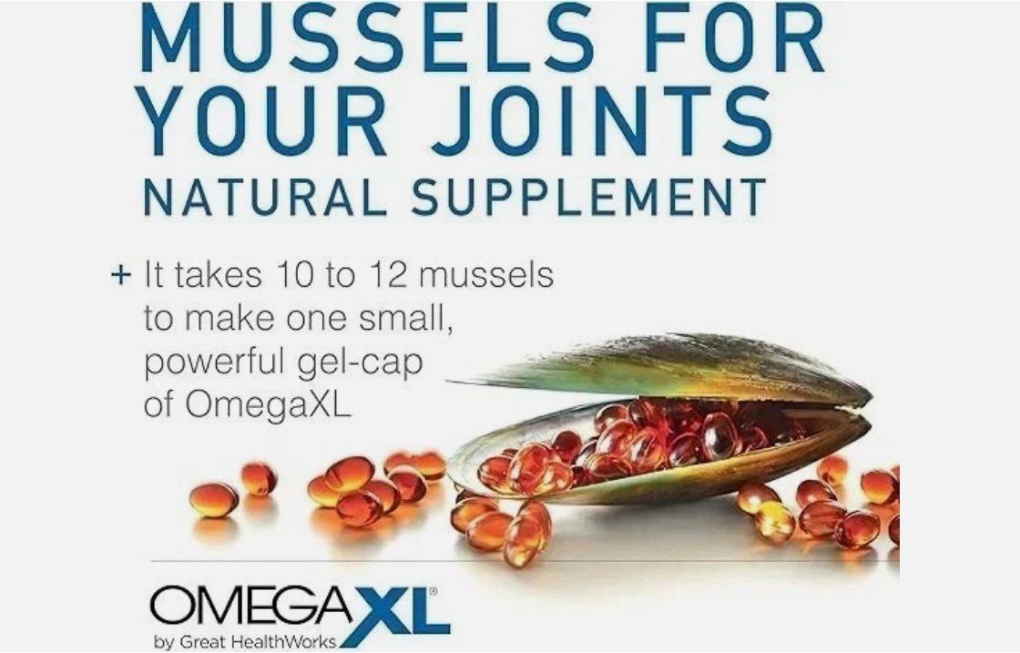 3Pack Omega XL 300 Capsules-Green Lipped Mussel Joint & Muscle Relief Supplement