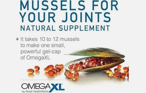 3Pack Omega XL 300 Capsules-Green Lipped Mussel Joint & Muscle Relief Supplement