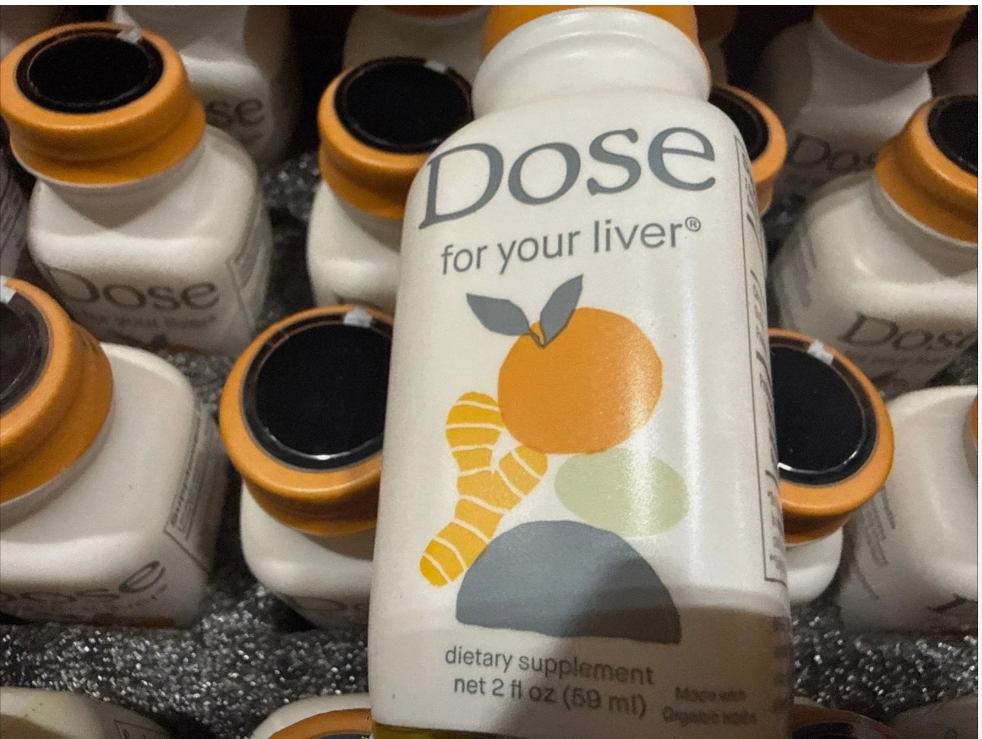 24 Pack Dose For Your Liver Support Supplement Cleanse 2oz Exp 07/27