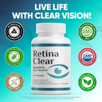 Retina Clear Vision Support Supplement, Eye Health Formula, 60 Capsules, 30 Days Supply, Makeup Organizers