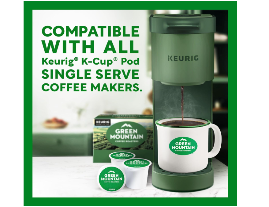 Green Mountain Coffee Roasters Breakfast Blend Single-Serve Keurig K-Cup Pods, Light Roast Coffee, 96 Count