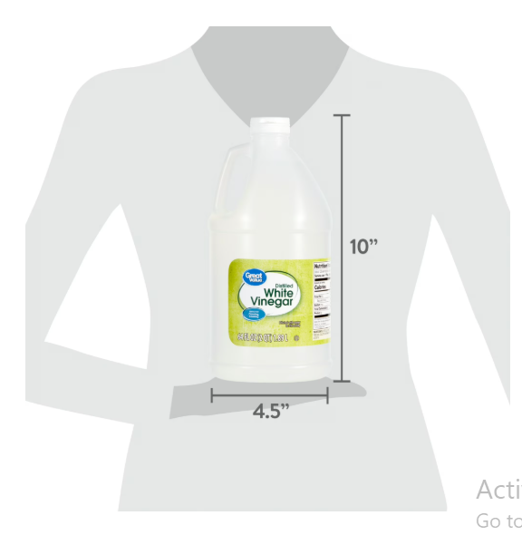 Great Value Distilled White Vinegar, 64 fl oz