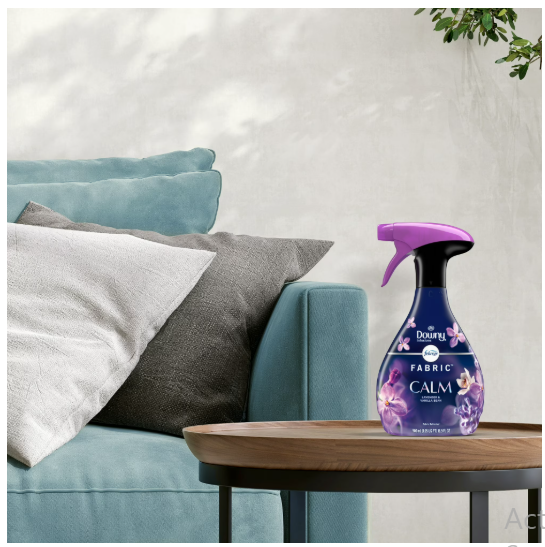Febreze Fabric Spray Air Freshener, Odor-Fighting Fabric Refresher, Downy Calm, 27 fl oz
