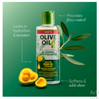 ORS Olive Oil Glossing Hair Polisher for Frizz Control & Shine, All Hair Types, 6.0 fl.oz.