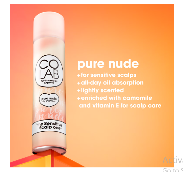 COLAB Dry Shampoo Pure Nude - Lightly Scented - 6.1oz