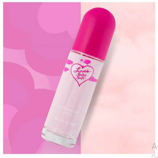 Dana Love's Baby Soft Whisper Soft Mist, Perfume Spray 2.5 fl oz