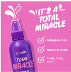 Aussie Total Miracle Hair Detangling Spray with Apricot Oil for All Hair Types, 8 fl oz