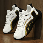 Fashion Color block Lace-up Sneakers For Men