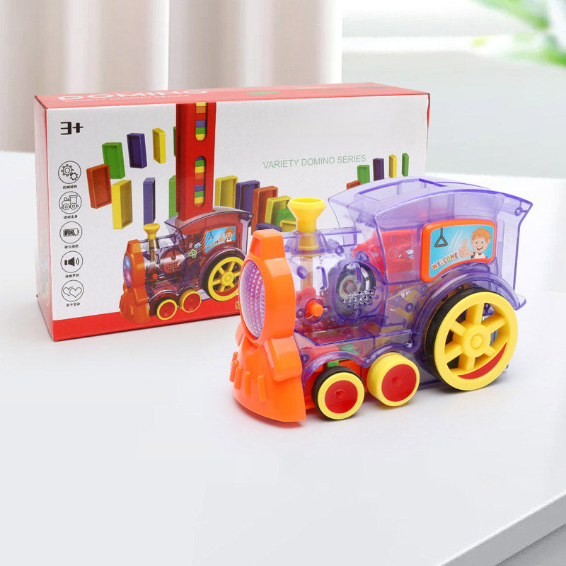 Automatic Release Licensing Electric Building Blocks Train Toy