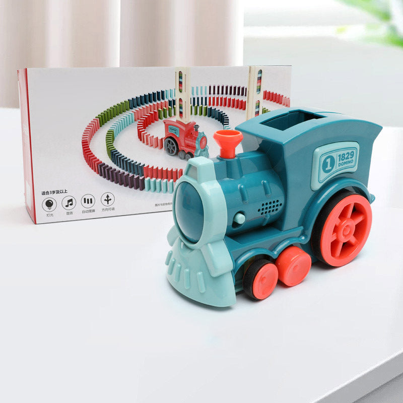 Automatic Release Licensing Electric Building Blocks Train Toy