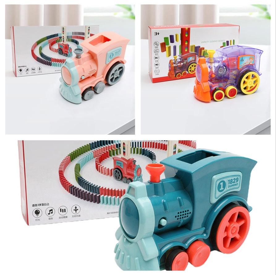 Automatic Release Licensing Electric Building Blocks Train Toy