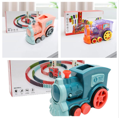Automatic Release Licensing Electric Building Blocks Train Toy